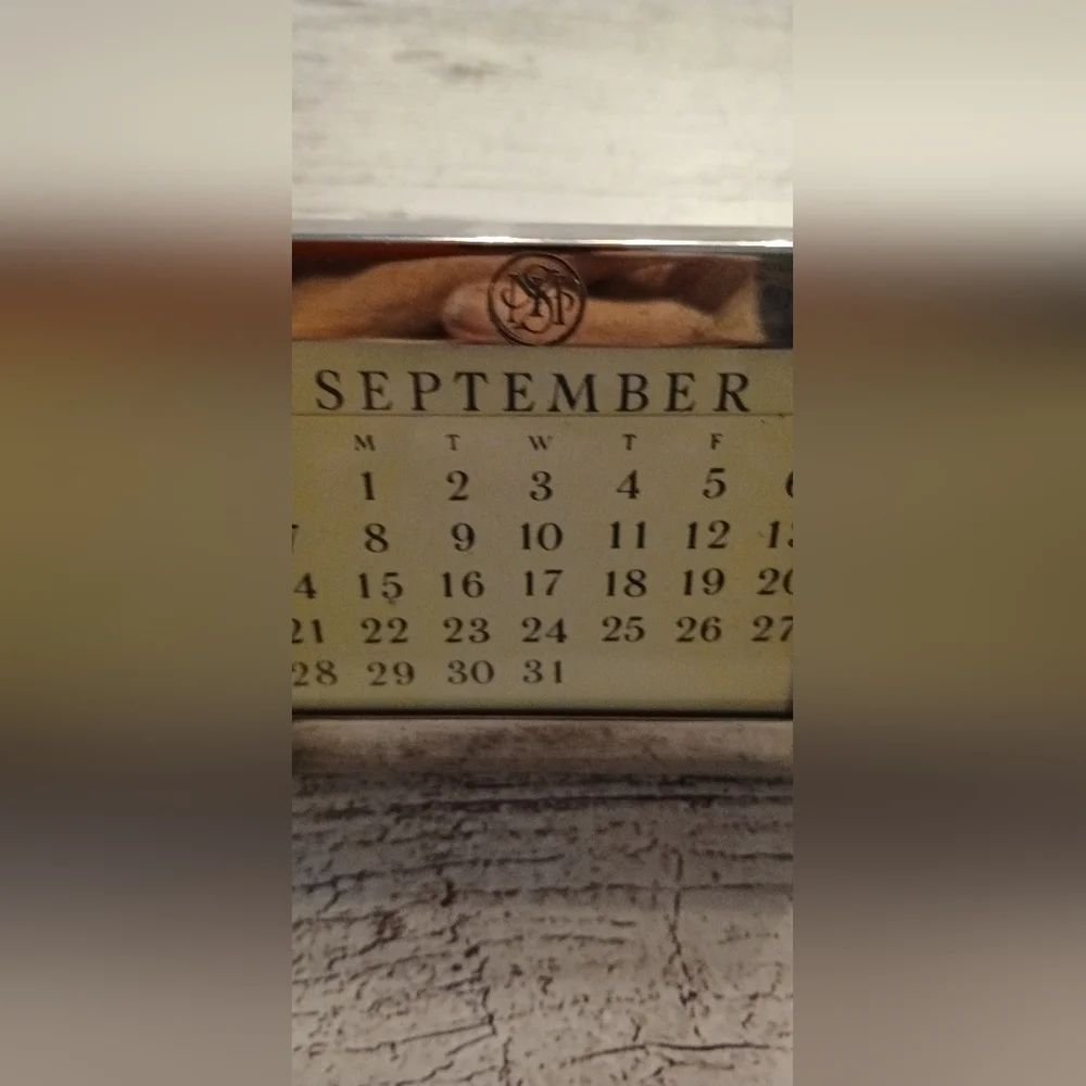Tiffany Perpetual Calendar Sterling